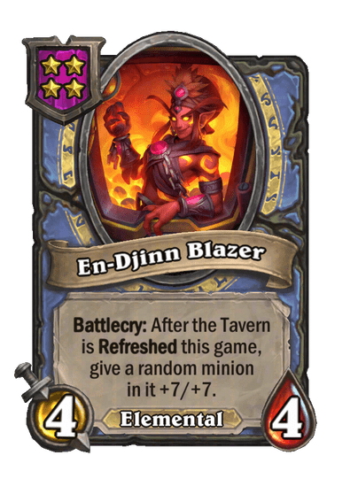 En-Djinn Blazer Hearthstone kártya