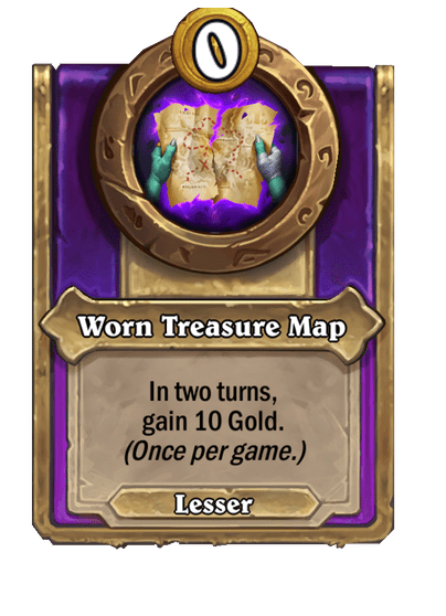 Worn Treasure Map