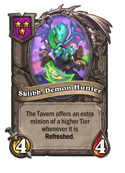 Sklibb, Demon Hunter Hearthstone kártya