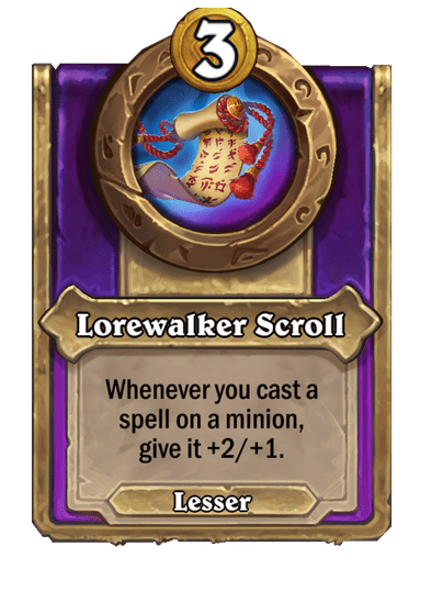 Lorewalker Scroll