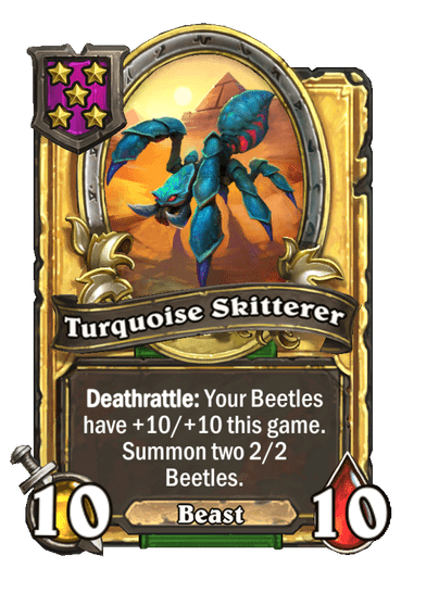 Turquoise Skitterer Hearthstone kártya