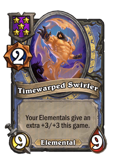 Timewarped Swirler Hearthstone kártya