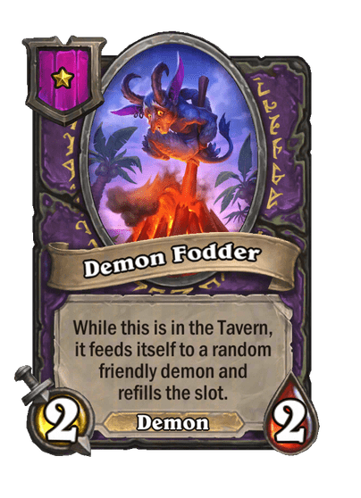 Demon Fodder Hearthstone kártya