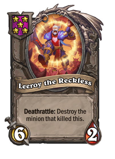 Leeroy the Reckless Hearthstone kártya