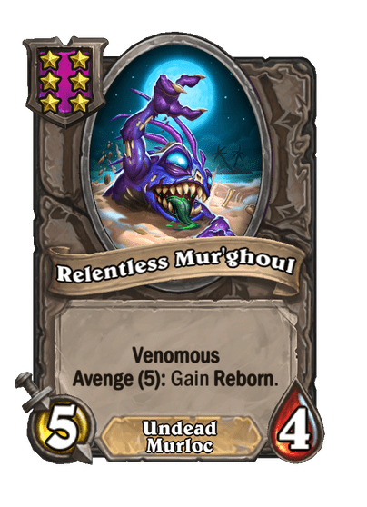 Relentless Mur'ghoul Hearthstone kártya