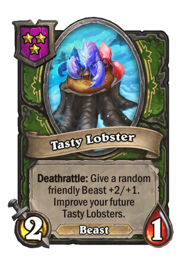 Tasty Lobster Hearthstone kártya