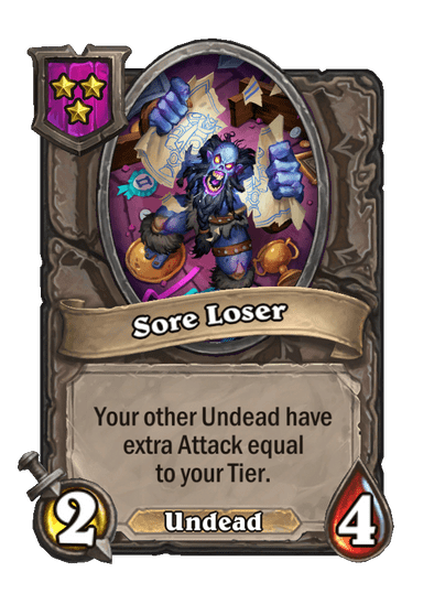 Sore Loser Hearthstone kártya