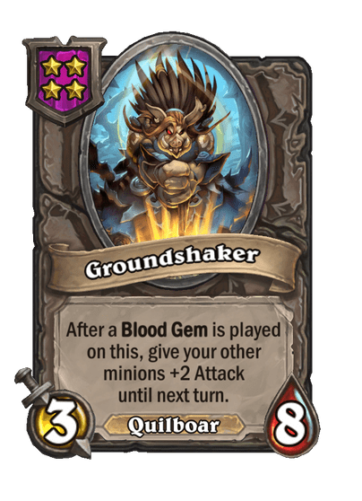 Groundshaker Hearthstone kártya