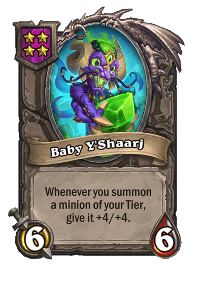 Baby Y'Shaarj Hearthstone kártya