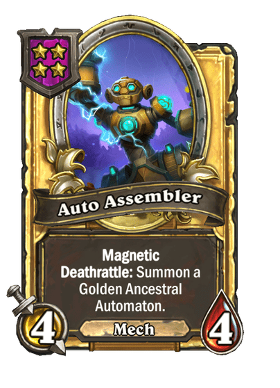 Auto Assembler Hearthstone kártya