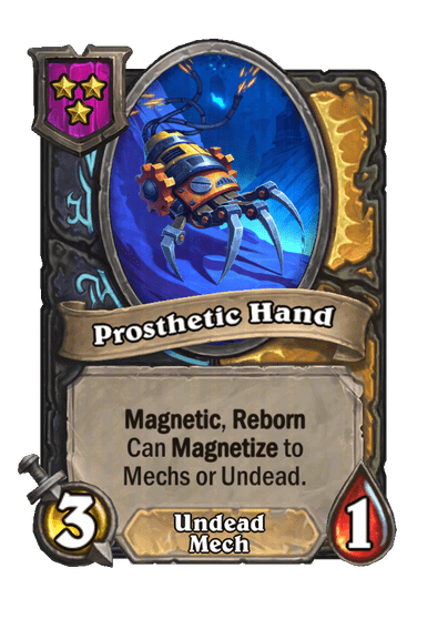Prosthetic Hand Hearthstone kártya