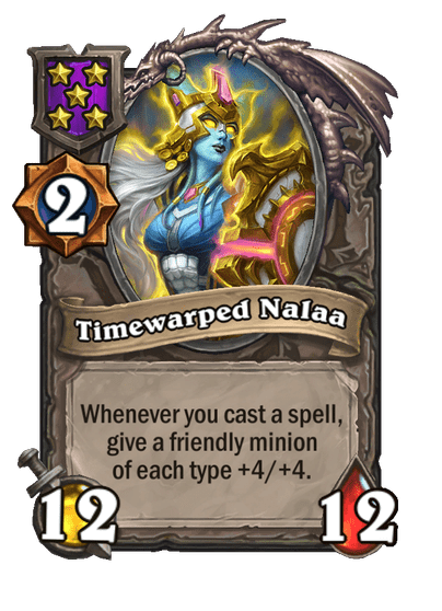 Timewarped Nalaa Hearthstone kártya