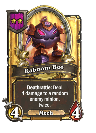 Kaboom Bot Hearthstone kártya
