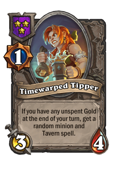 Timewarped Tipper Hearthstone kártya