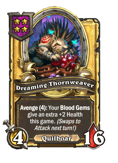Dreaming Thornweaver Hearthstone kártya