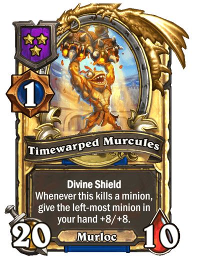 Timewarped Murcules Hearthstone kártya