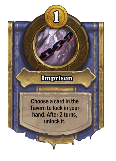 Imprison Hearthstone kártya