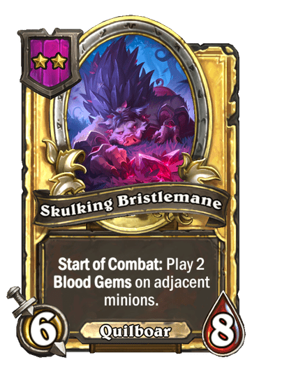 Skulking Bristlemane Hearthstone kártya