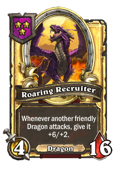 Roaring Recruiter Hearthstone kártya
