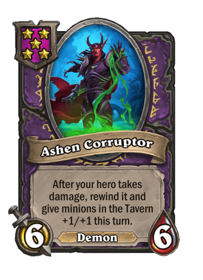 Ashen Corruptor Hearthstone kártya