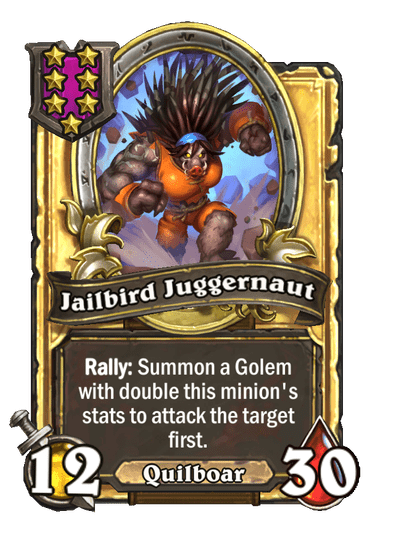 Jailbird Juggernaut Hearthstone kártya