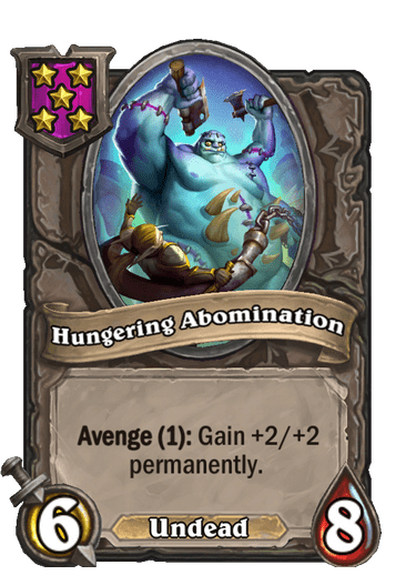 Hungering Abomination Hearthstone kártya