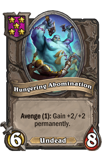 Hungering Abomination Hearthstone kártya