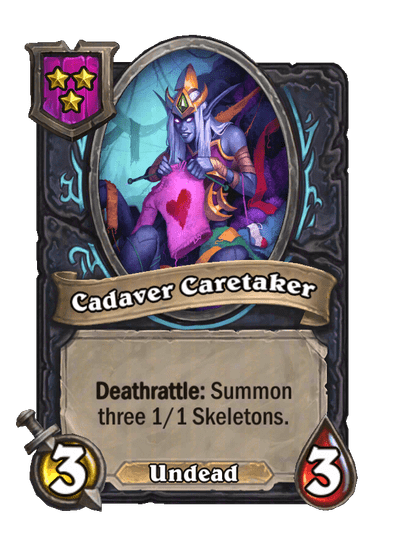 Cadaver Caretaker Hearthstone kártya