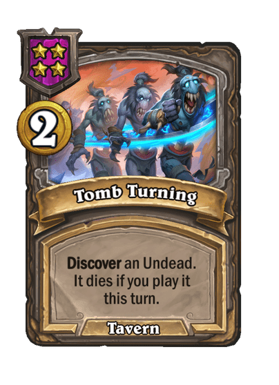 Tomb Turning Hearthstone kártya