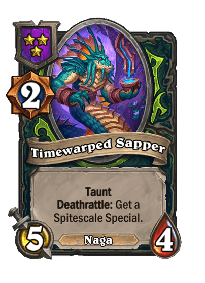 Timewarped Sapper Hearthstone kártya