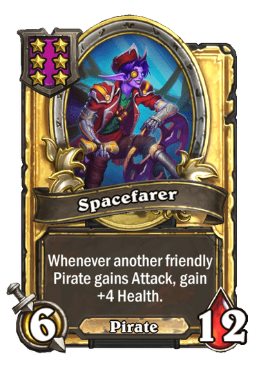 Spacefarer Hearthstone kártya