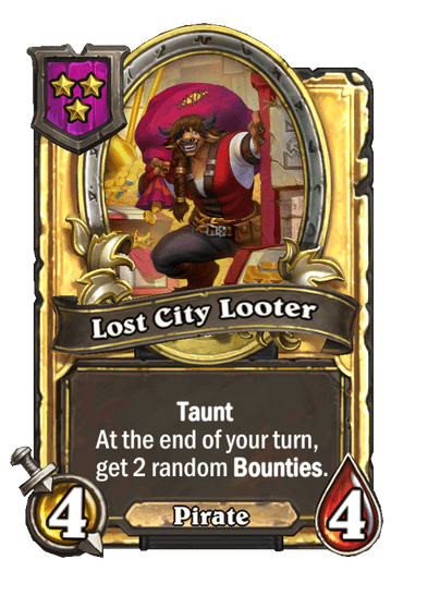 Lost City Looter Hearthstone kártya