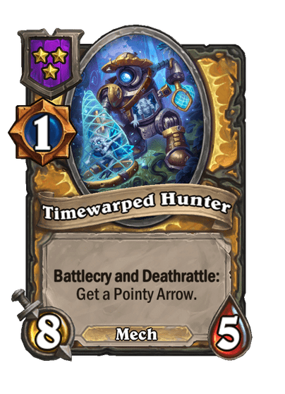 Timewarped Hunter Hearthstone kártya