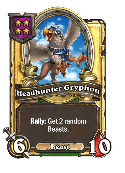 Headhunter Gryphon Hearthstone kártya