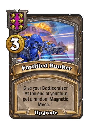 Fortified Bunker Hearthstone kártya