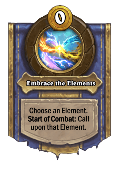 Embrace the Elements Hearthstone kártya