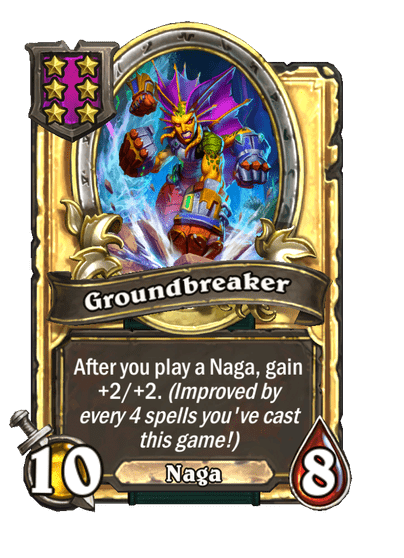 Groundbreaker Hearthstone kártya