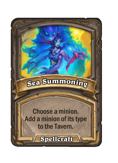 Sea Summoning Hearthstone kártya