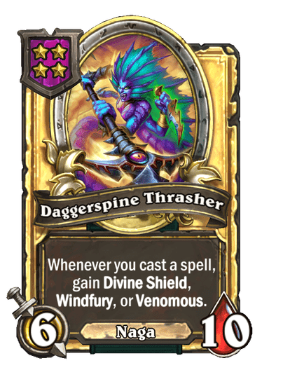 Daggerspine Thrasher Hearthstone kártya