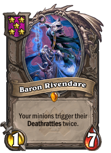 Baron Rivendare Hearthstone kártya