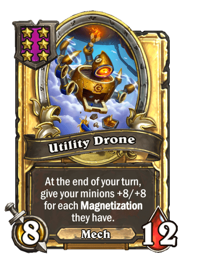 Utility Drone Hearthstone kártya