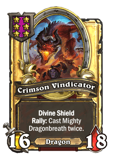 Crimson Vindicator Hearthstone kártya