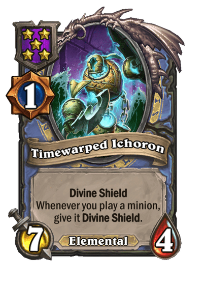 Timewarped Ichoron Hearthstone kártya