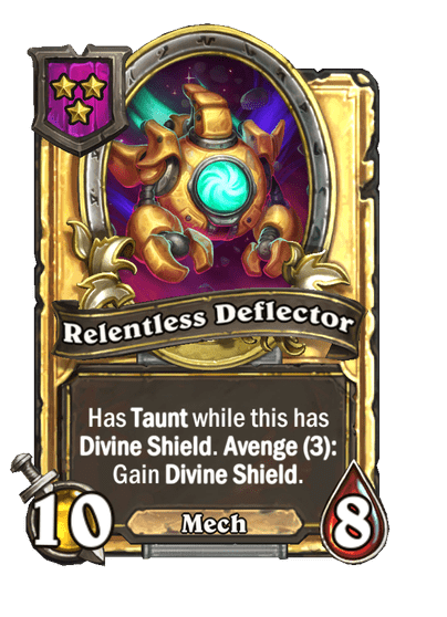 Relentless Deflector Hearthstone kártya