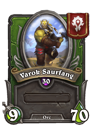 Varok Saurfang Hearthstone kártya