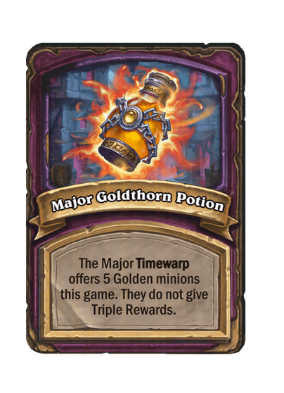 Major Goldthorn Potion