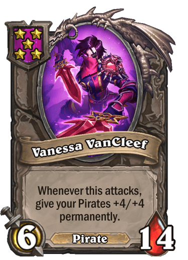 Vanessa VanCleef Hearthstone kártya