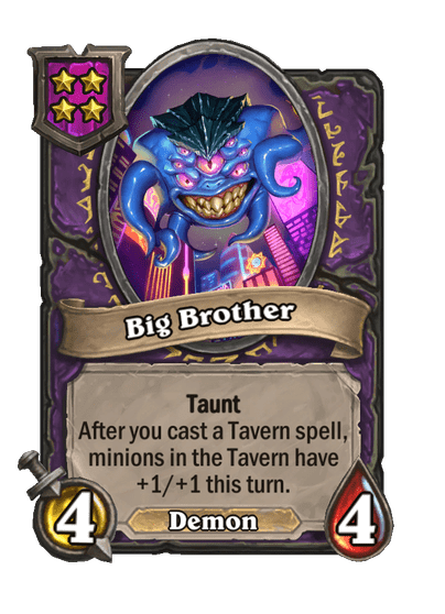 Big Brother Hearthstone kártya