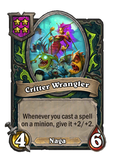 Critter Wrangler Hearthstone kártya
