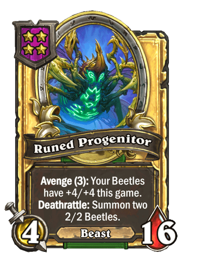 Runed Progenitor Hearthstone kártya